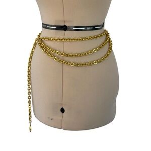 Gold Metal Chainlink Belt